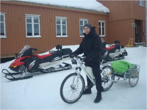 Arctic Bike at CNR base “Dirigibile Italia” – Ny Alesund - Svalbaard islands - Norway