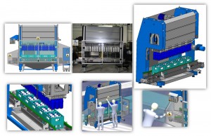 Multi-head uncorking machine for bottling industry