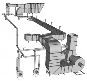 Refrigerating Air Duct Systems for Energy Production Plants