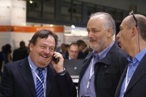 A. Bartolomei, R. Gorgeri, M. Giannetti at DITECFER Stand