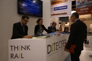 V. Bocci, A. Bargiacchi, D. Trentini allo Stand DITECFER