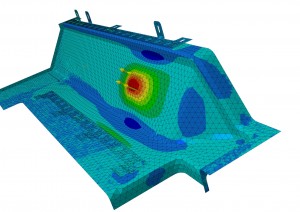 FEM analysis on interior lining components of Metro Genova